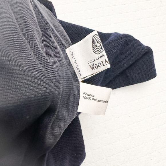 Luisa Spagnoli BLACK Straight Pencil Skirt Fully Lined Size 42 - Picture 4 of 5